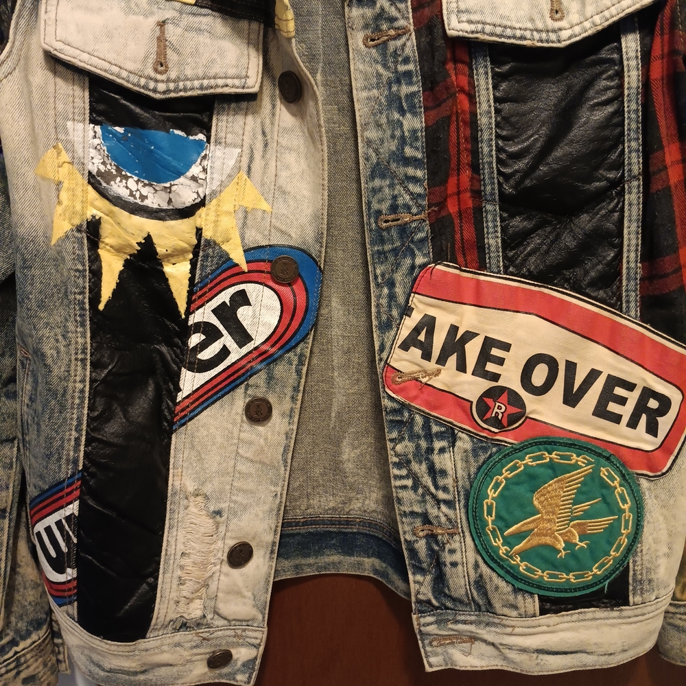 Reason Women's Multicolor Patchwork Bomber Jacket - image 5